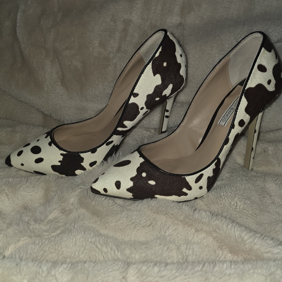 Tony Bianco Leola Heels – Black/White Pony Hair – Size 8 - Picture 6 of 7